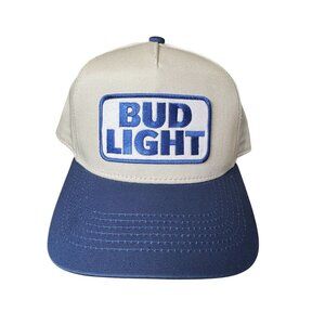 Bud Light Beer Blue Bill OutdoorCap Two Tone Snapback Hat Cap